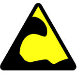 アンダーカットのハザードアイコン